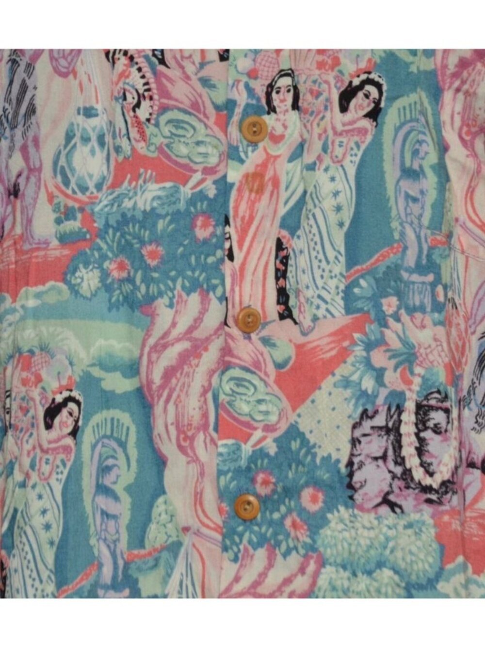 Diamond Head Eugene Savage Matson Hawaiian Aloha Shirt Spooner Kahala Avanti 2XL - Picture 3 of 8
